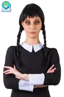 PARRUCCA TRECCE NERA